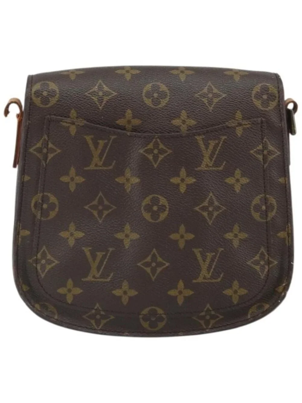 Authentic LOUIS VUITTON Monogram Saint Cloud MM Shoulder Bag M51243 LV - Picture 6 of 16